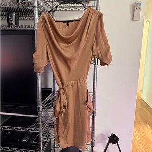 BCBGMaxAzria Camel Dress